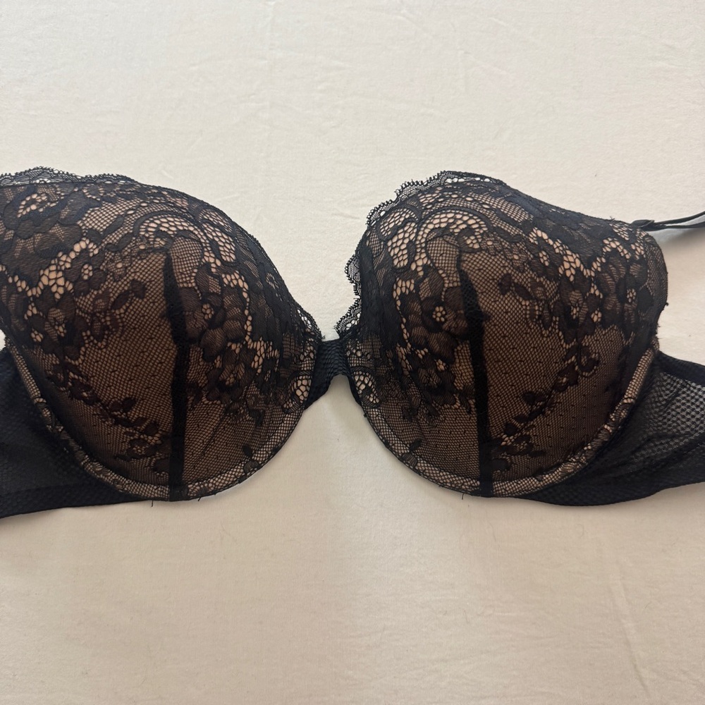 Adore Me Black Lace Bra 36DD
